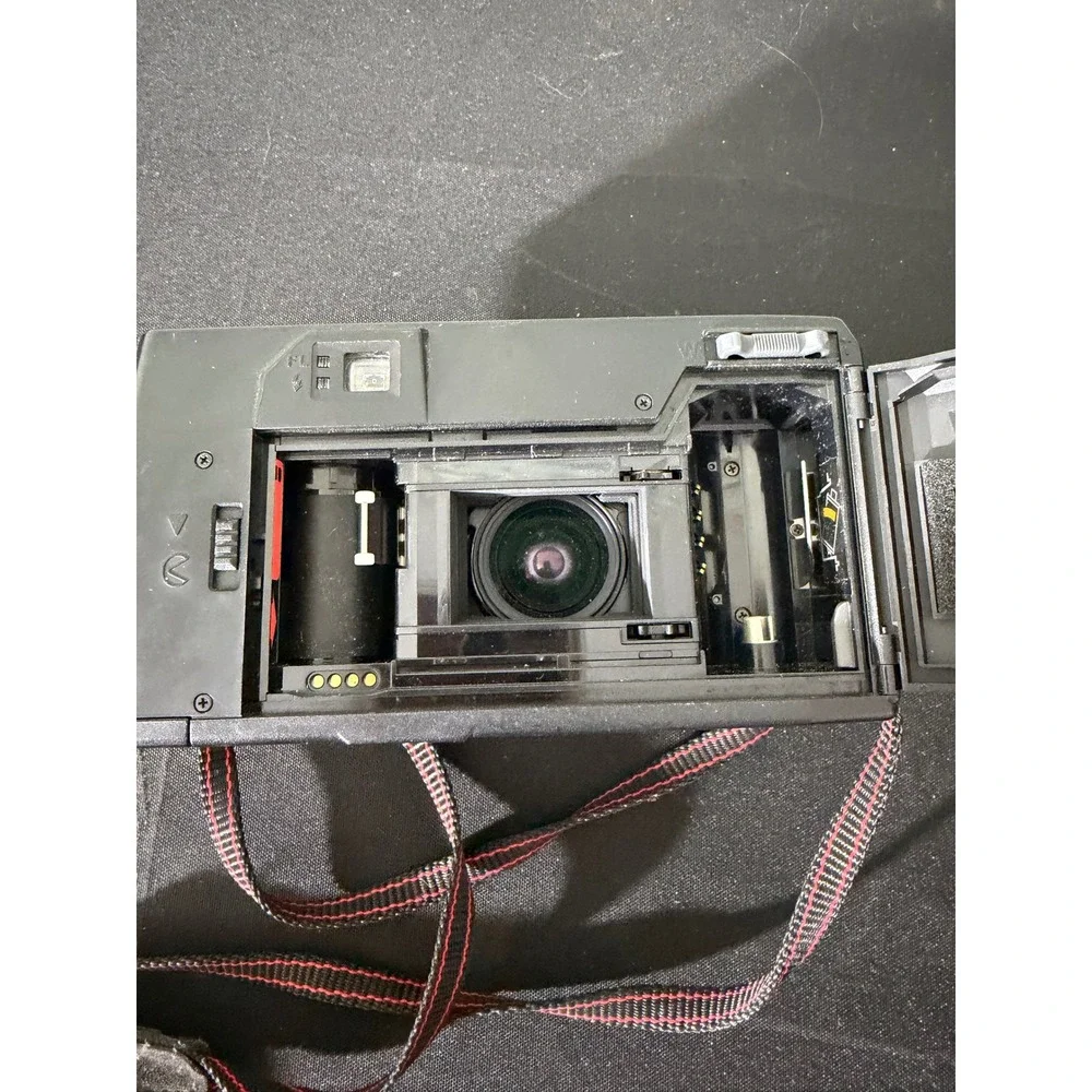 Pentax IQZoom Film Camera OS Black Good 35mm-70mm Tele-Macro AF Point Shoot